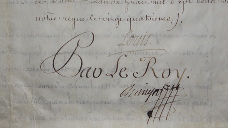 Lettres sur arrest pour les statuts des marchands de la Ville de Belfort 13 juin 1739 | 
