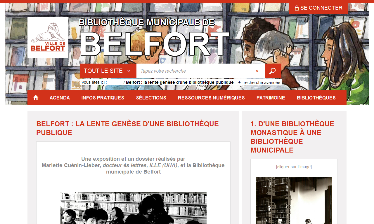 Belfort : la lente genèse d'une bibliothèque publique | Jessica MAISONNEUVE